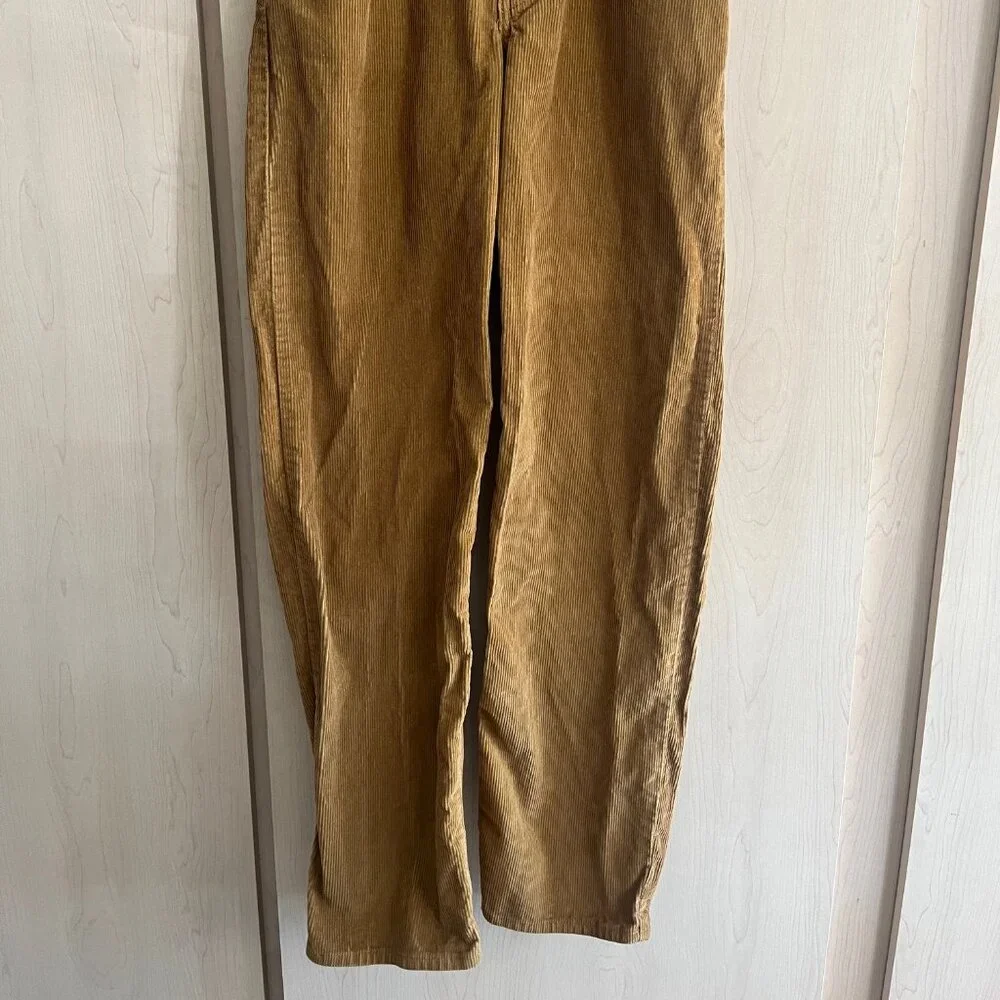 Levi’s Unisex Size 24 ‘94 Baggy High Rise‎ Corduroy Pants Brown Tan